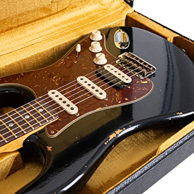 Fender Custom Shop Limited Edition 1967 Stratocaster HSS Relic Aged Black Elektro Gitar