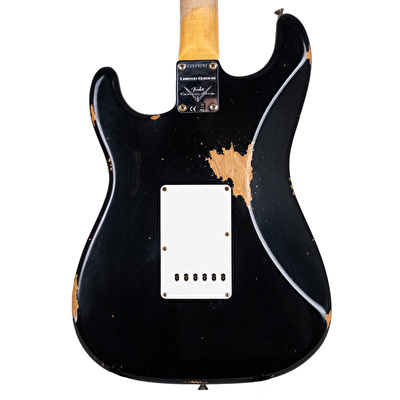 Fender Custom Shop Limited Edition 1967 Stratocaster HSS Relic Aged Black Elektro Gitar