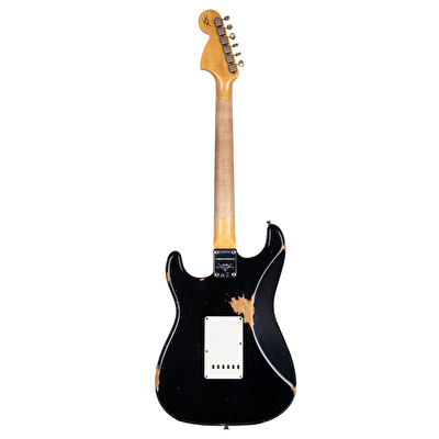 Fender Custom Shop Limited Edition 1967 Stratocaster HSS Relic Aged Black Elektro Gitar