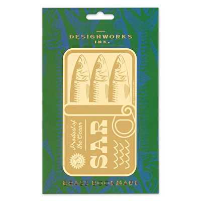 DESIGNWORKS INK Metal Kitap Ayracı - Sardines
