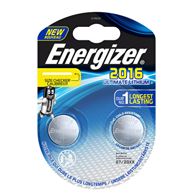 Energizer Ultimate Lith CR2016 BP2 Pil