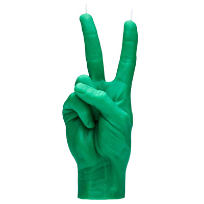 CANDLE HAND Peace Mum Yeşil