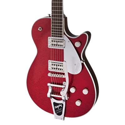 GRETSCH G6129T Players Edition Jet FT Bigsby Gülağacı Klavye Red Sparkle Elektro Gitar