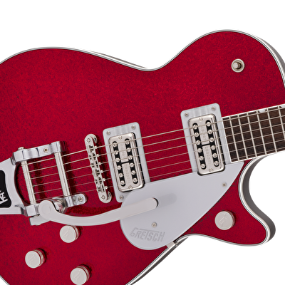 GRETSCH G6129T Players Edition Jet FT Bigsby Gülağacı Klavye Red Sparkle Elektro Gitar