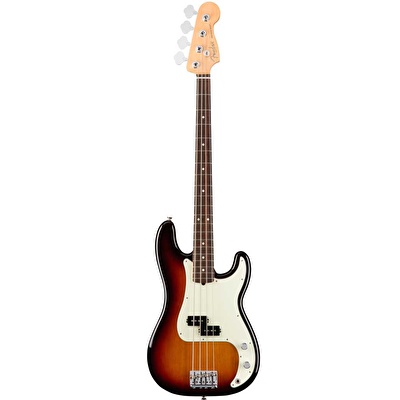 Fender American Pro Precision Bass Gülağacı Klavye 3-Color Sunburst Bas Gitar