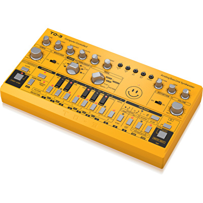 BEHRINGER TD-3-AM Analog Bass Line Synthesizer (Sarı)