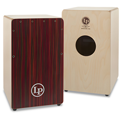 LATIN PERCUSSION LP1491RB Red Blur Artply Ses Tahtalı Woodshop Cajon