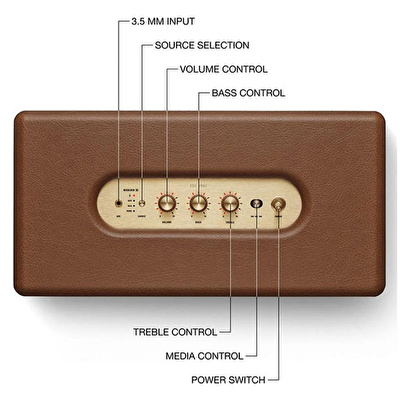 MARSHALL Woburn III Kahverengi Bluetooth Hoparlör