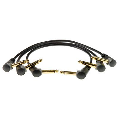 Klotz 3'lü Açılı Altın Uçlu 15cm Pedal Patch Kablosu