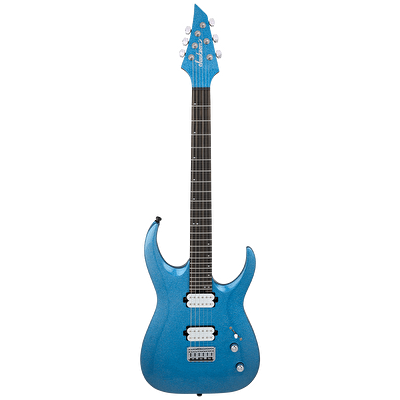 Jackson Pro Misha Mansoor Juggernaut HT6 Abanoz Klavye Blue Sparkle Elektro Gitar
