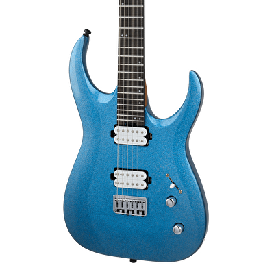 Jackson Pro Misha Mansoor Juggernaut HT6 Abanoz Klavye Blue Sparkle Elektro Gitar