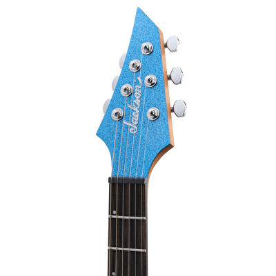 Jackson Pro Misha Mansoor Juggernaut HT6 Abanoz Klavye Blue Sparkle Elektro Gitar