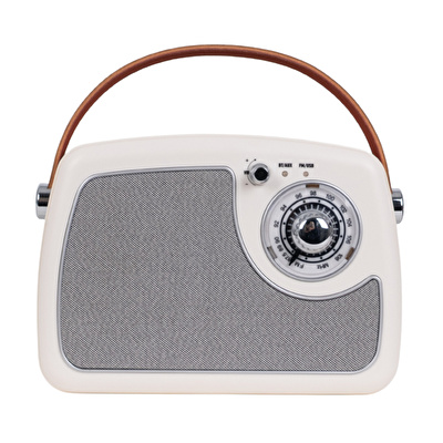 KOZMOS FB-R902-CREAM Retro Radyo ve Bluetooth Hoparlör