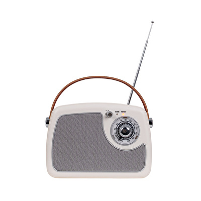 KOZMOS FB-R902-CREAM Retro Radyo ve Bluetooth Hoparlör