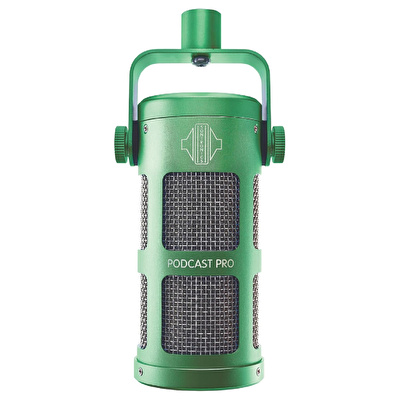 SONTRONICS Podcast Pro Yeşil Dinamik Mikrofon