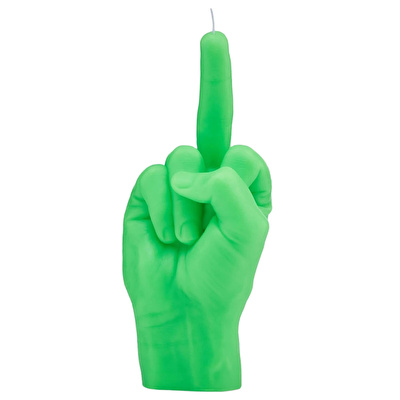 CANDLE HAND F*ck You Mum Neon Yeşil