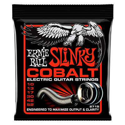 ERNIEBALL P02715 - Skinny Top Heavy Bottom Slinky Cobalt 10-52 Elektro Gitar Teli
