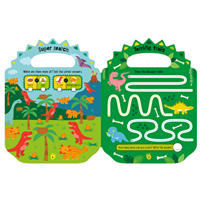 MBI - Shiny Stickers My Green And Scaly Dinosaur Activity Book