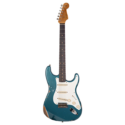 Fender Custom Shop Limited Edition 1959 Roasted Stratocaster Relic Aged Ocean Turquoise Elektro Gitar