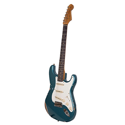 Fender Custom Shop Limited Edition 1959 Roasted Stratocaster Relic Aged Ocean Turquoise Elektro Gitar