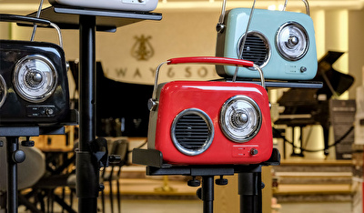 KOZMOS FB-R302-RD Kırmızı Retro Radyo ve Bluetooth Hoparlör