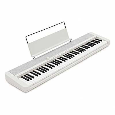 CASIOTONE CT-S1-76WE 76 Tuş Piyano Stili Hassasiyetli Standart Beyaz Org (Adaptör Dahil)