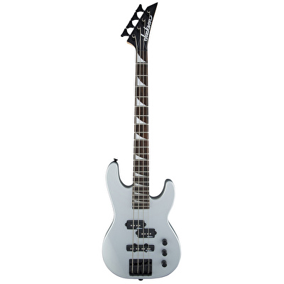 Jackson JS Concert Bass Minion JS1X Amaranth Klavye Satin Silver Bas Gitar