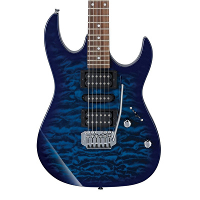 IBANEZ GRX70QA-TBB Transparent Blue Burst Elektro Gitar