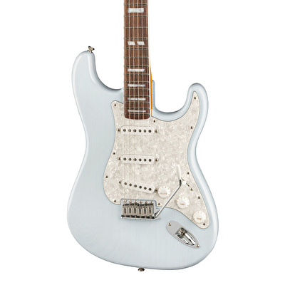 Fender Kenny Wayne Shepherd Stratocaster Gülağacı Transparent Faded Sonic Blue Elektro Gitar
