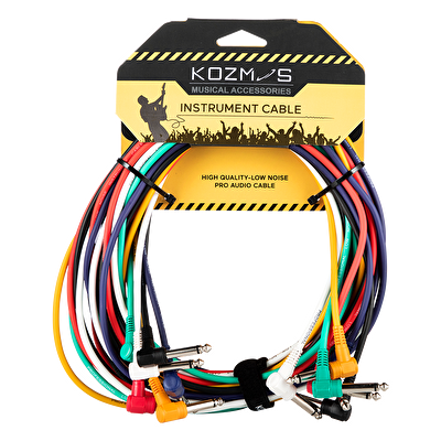 Kozmos KCL-334 3mt Bağlantı Kablosu (6lı set)