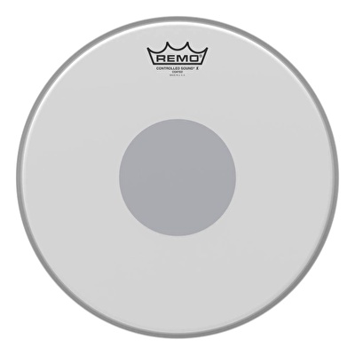 REMO CX‑0113‑10 – Controlled Sound® X  Coated Black Dot Kumlu 13″ Deri