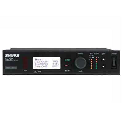 Shure ULXD4E Telsiz Mikrofon Alıcısı (Reciever)