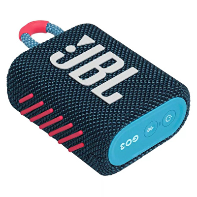 JBL Go3 Suya ve Toza Dayanıklı Mavi/Pembe Bluetooth Hoparlör