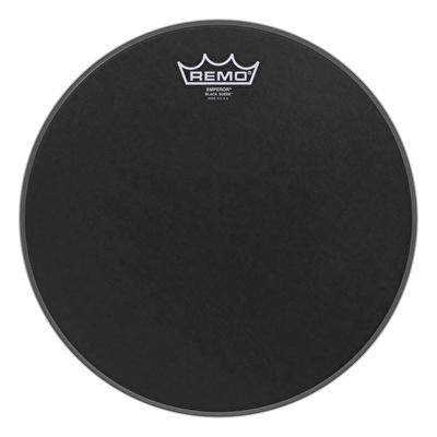 REMO BE-0814-ES - Remo Emperor Black Suede 14" Deri