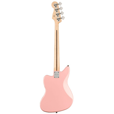 Squier FSR Affinity Jaguar Bass H Laurel Klavye Mint PG Matching Headstock Shell Pink Bas Gitar