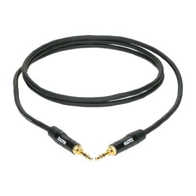 Klotz Pro Altın Uçlu Mini Jack Stereo Siyah 1,5mt AUX Kablo