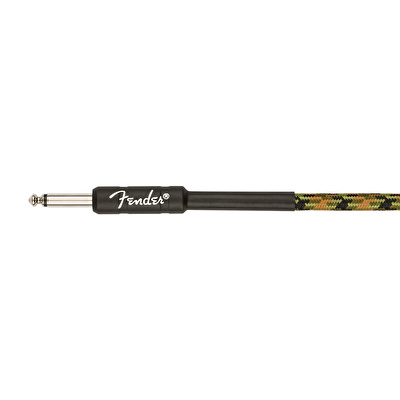 Fender Professional Series Cable Straight/Straight 10' Woodland Camo Kablo