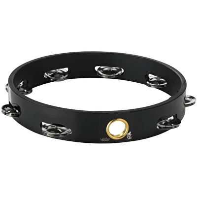 REMO TA-6110-70- Quadura® Tek Sıra 8 Zilli Siyah 10" Derisiz Tef