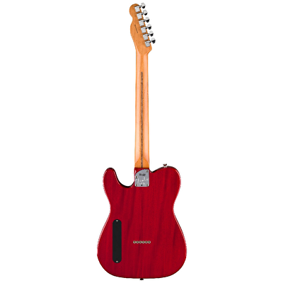 Fender American Professional II Cabronita Telecaster Maun Gövde ve Sap Gülağacı Klavye Crimson Transparent Elektro Gitar