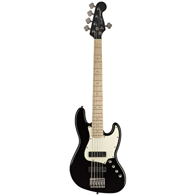 Squier Contemporary Active Jazz Bass V HH Akçaağaç Klavye Black 5 Telli Bas Gitar