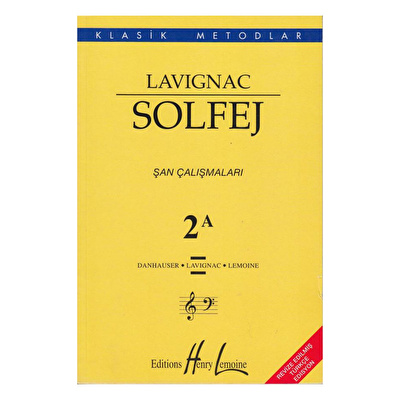 Lavignac Solfej 2A - Şan Çalışmaları