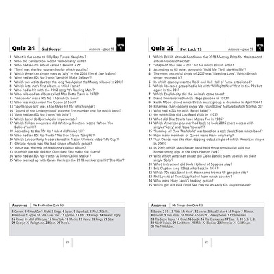 The Pop Music Pub Quiz Book
