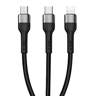 SHAZA 3 in 1 PD 18W Şarj ve Data Kablosu