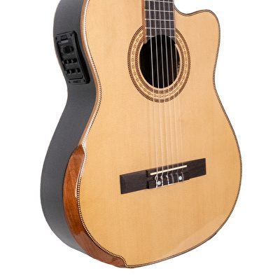 BARCELONA Royal CEQ Elektro Klasik Gitar