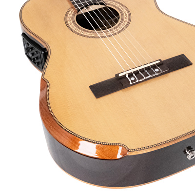 BARCELONA Royal CEQ Elektro Klasik Gitar