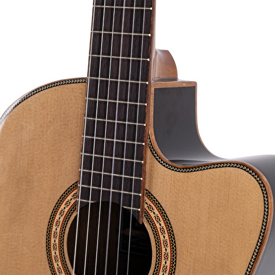 BARCELONA Royal CEQ Elektro Klasik Gitar