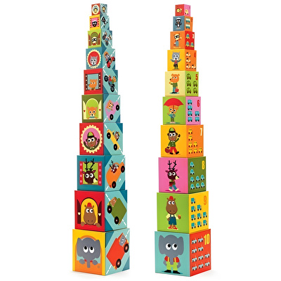 DJECO Küpler 10 Vehicles Blocks