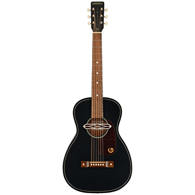 Gretsch Jim Dandy Deltoluxe Parlor Ceviz Klavye TSPG Blacktop Elektro Akustik Gitar