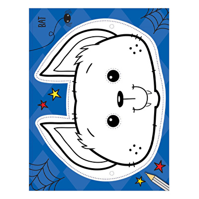 MBI - Halloween Masks Sticker Activity Fun