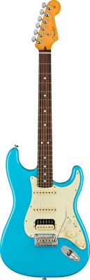 Fender American Professional II Stratocaster HSS Gülağacı Klavye Miami Blue Elektro Gitar